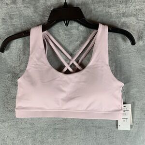 Cotton‎ On Body Women's Sports Bra Strappy Crop Posie Pink M